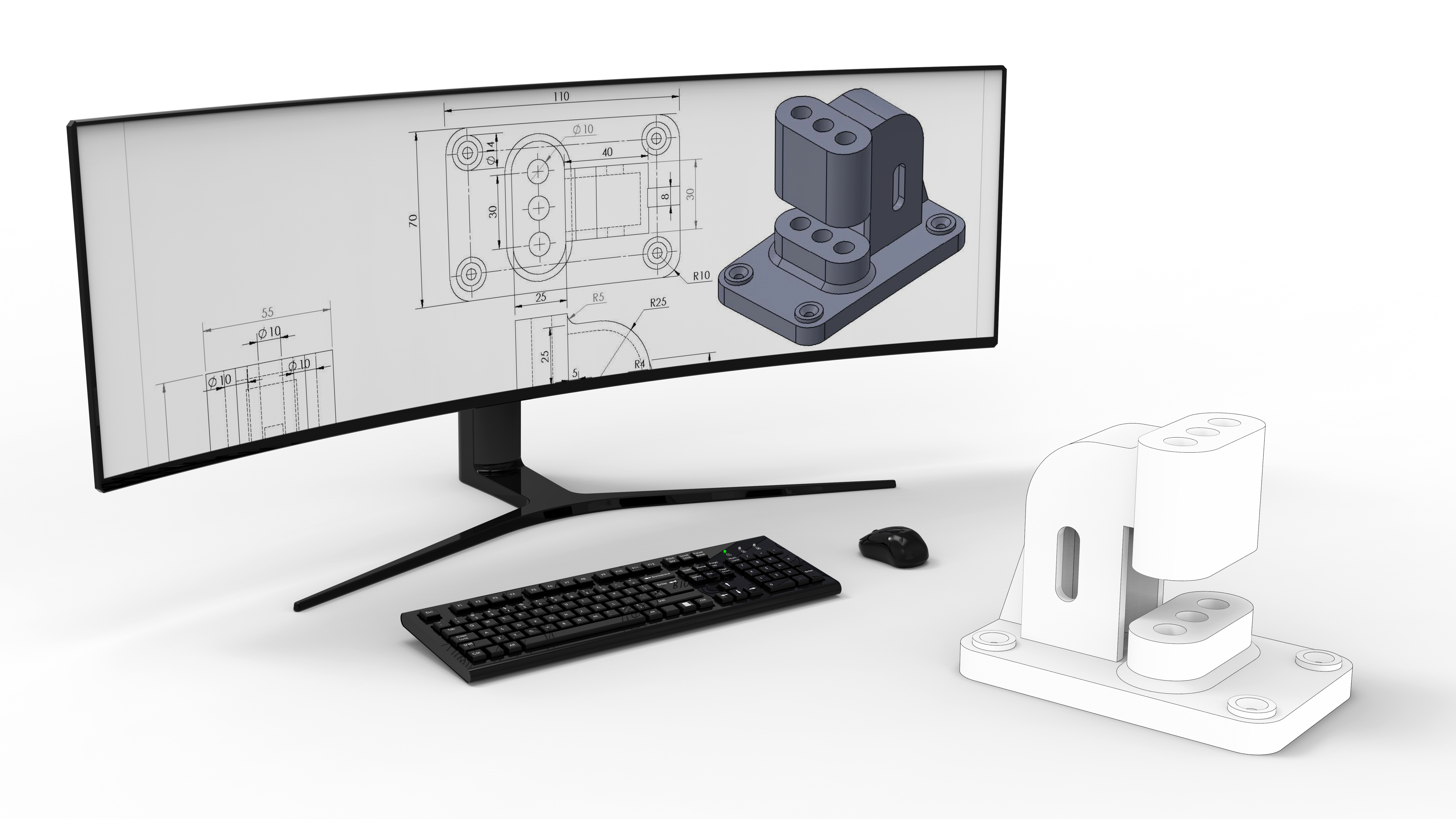 From CAD to printed part